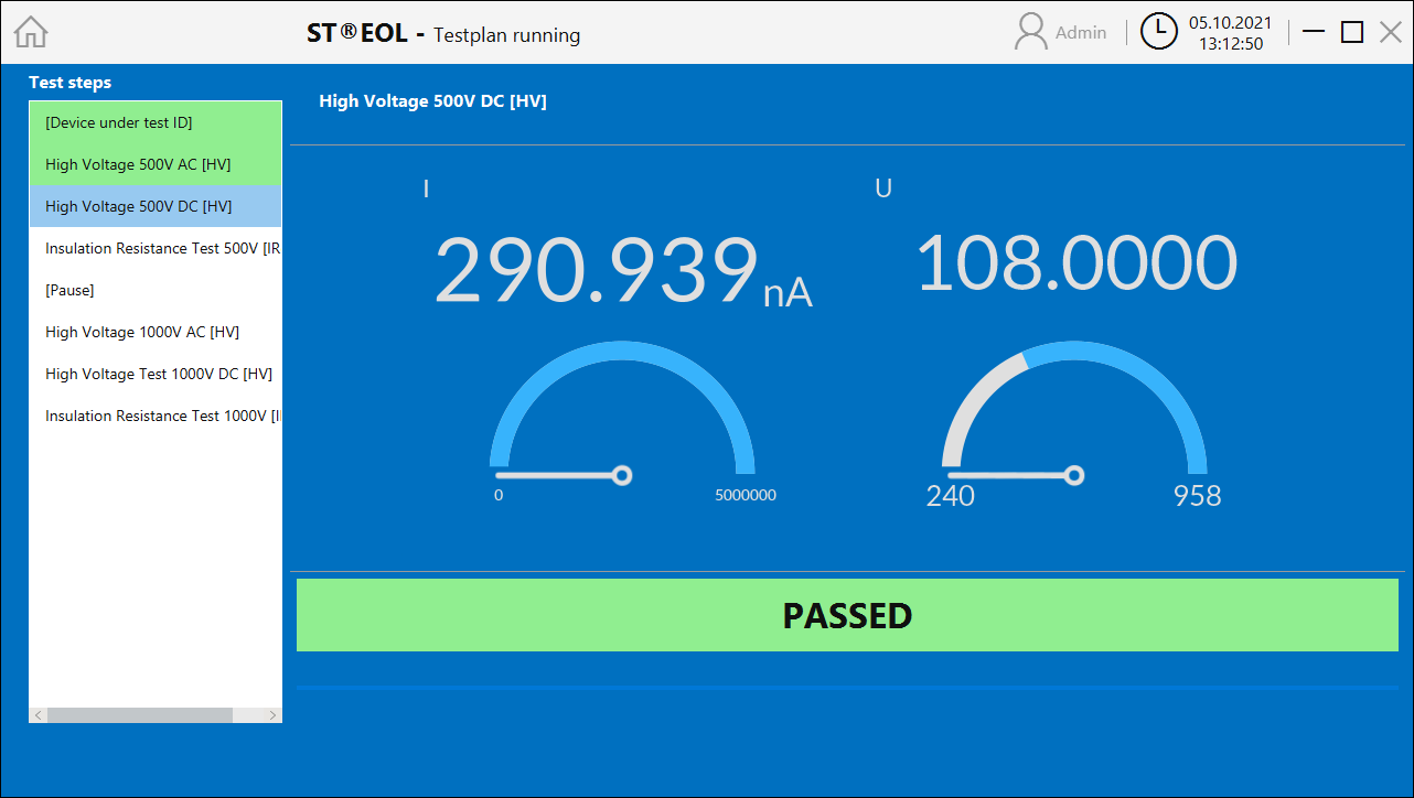 End of Line Capacitor Test System